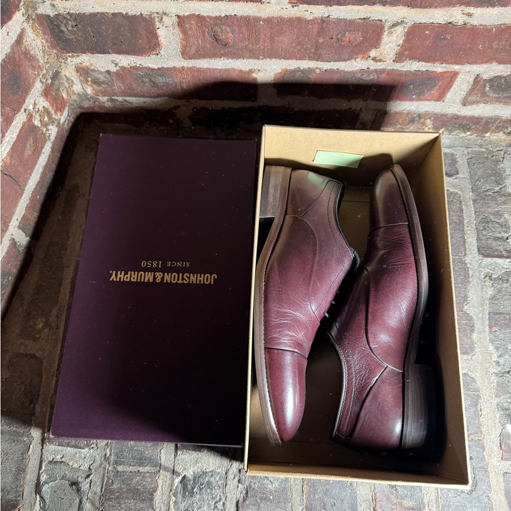 Johnston & Murphy Men's Stockton Cap Toe
